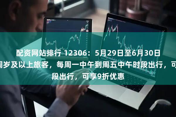 配资网站排行 12306：5月29日至6月30日期间，60周岁及以上旅客，每周一中午到周五中午时段出行，可享9折优惠